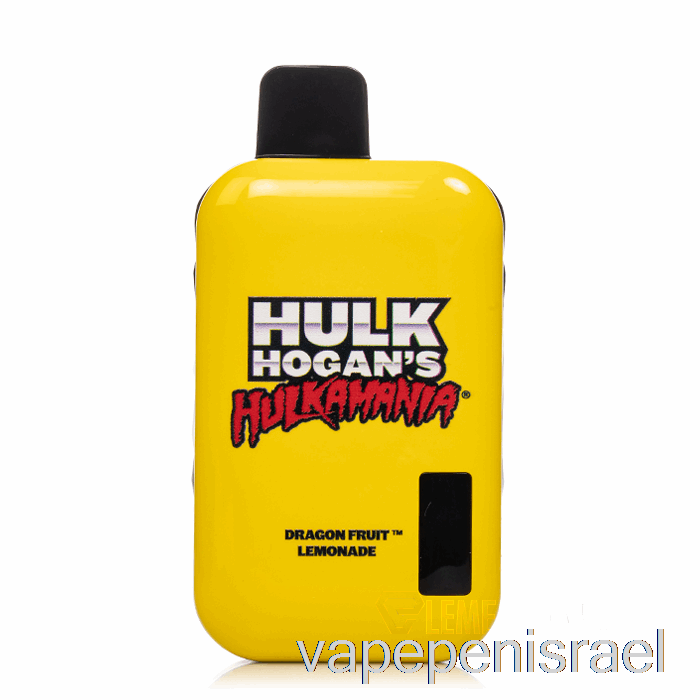 חד פעמי Vape Israel Hulk Hogan Hulkamania 8000 לימונדה חד פעמית פירות דרקון